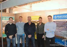 De mannen van HortiPar, HortiFix en Horti2: Nick Kluin, Rick Boers, Gabriël Boers, Mick van Krieken en Ivan Strik.